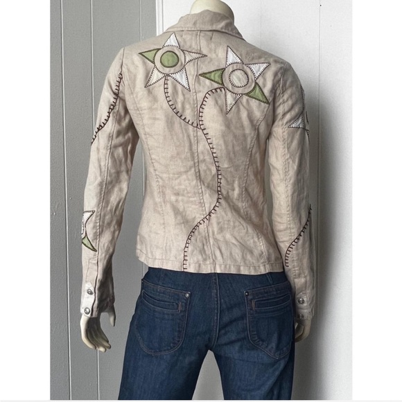 Boho Embroidered Spring Jacket - Picture 4 of 5